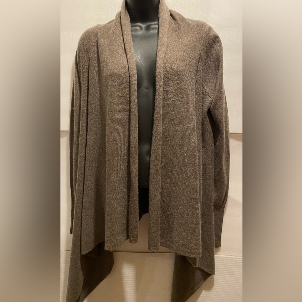 Bloomingdale's  100 cashmere cardigan Brown Women's Sweater🍁🤎